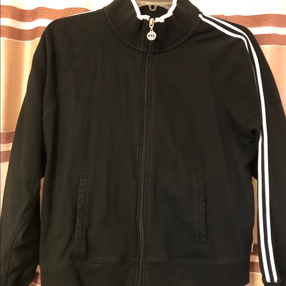 Black N.Y.L. Black Zip Up Jacket